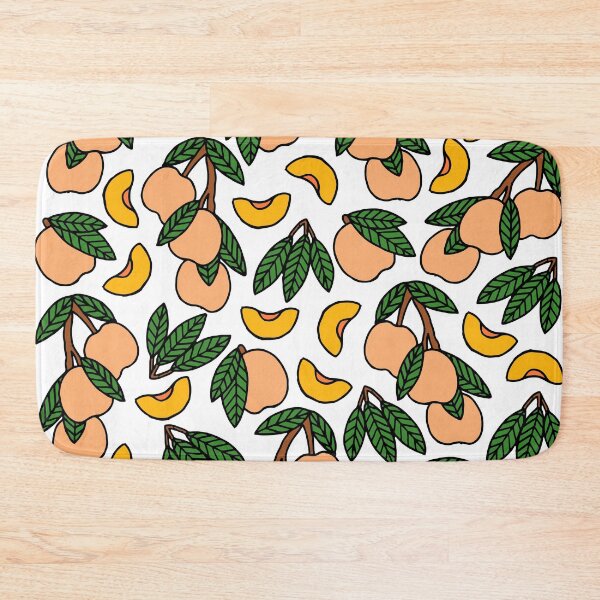 Item preview, Summer Peaches || Fruit || Tree || Nature || Pattern  designed and sold by Hilary Leslie.