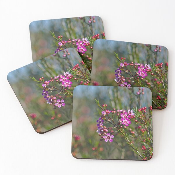 Item preview, Flowers A Bright Purple Geraldton Wax Flower - Portrait designed and sold by Jason Gilbert.