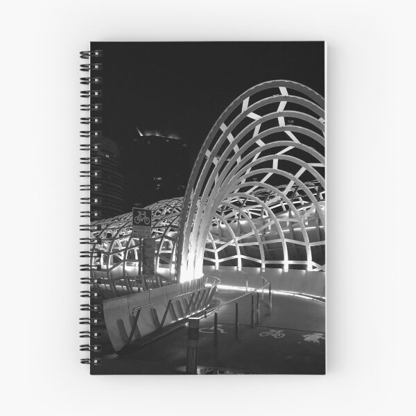 Item preview, Webb Bridge at Night III - BW designed and sold by David Thompson.