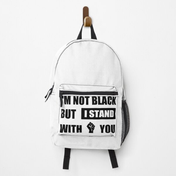 Item preview, I'M NOT BLACK BUT I STAND WITH YOU designed and sold by Feather of art ⭐⭐⭐⭐⭐.