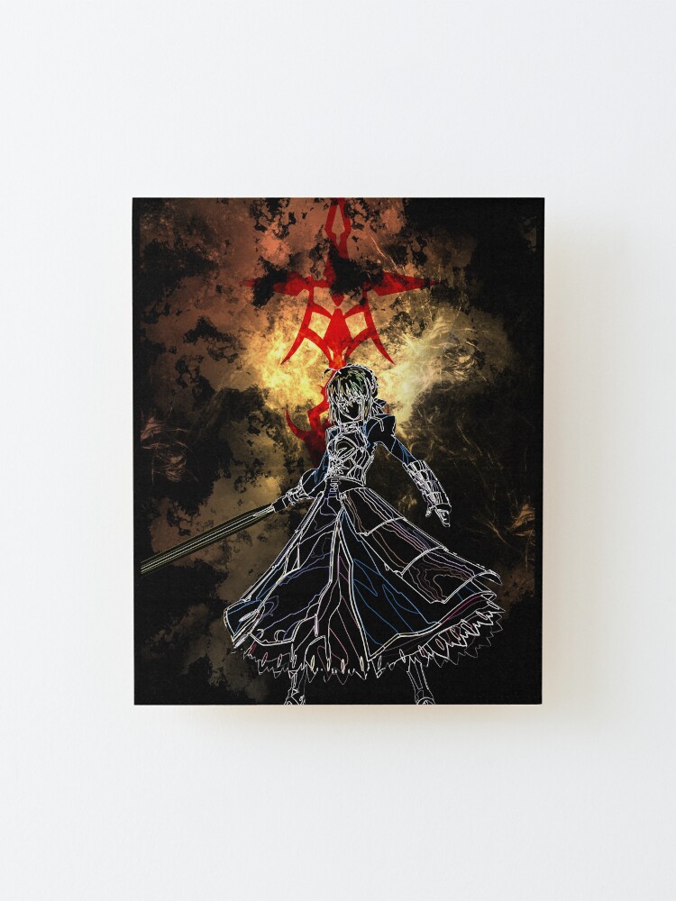 Alternate view of Saber Awakening Mounted Print