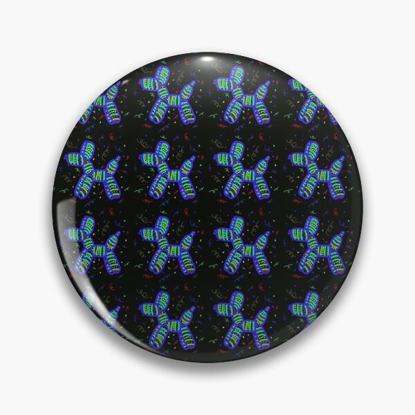 Item preview, Balloon Dog Party on Black designed and sold by Whoopsidoodle.