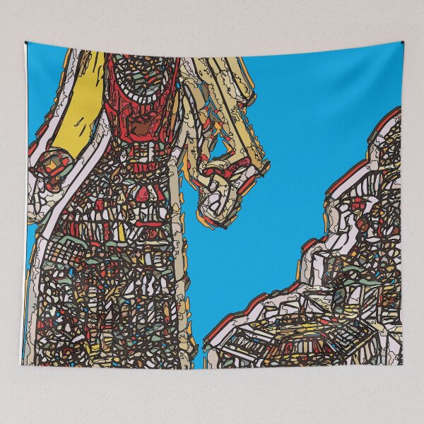 Item preview, Abstract Stained Glass, TeresaTown at Redbubble 2020 designed and sold by Mark Stansberry.