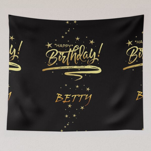 Item preview, HAPPY BIRTHDAY BETTY : Unique & Special Gift that Customs on your Personal Name with an Enjoying & Lovely Design designed and sold by roji-world-shop.