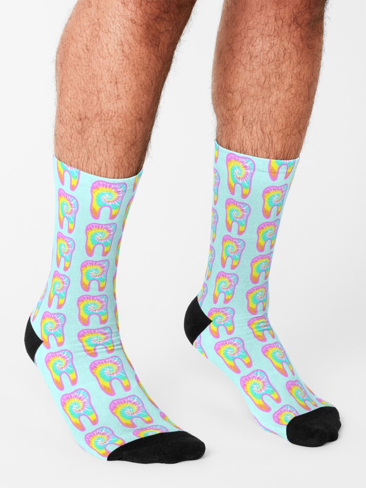 Alternate view of Tie dye tooth Socks