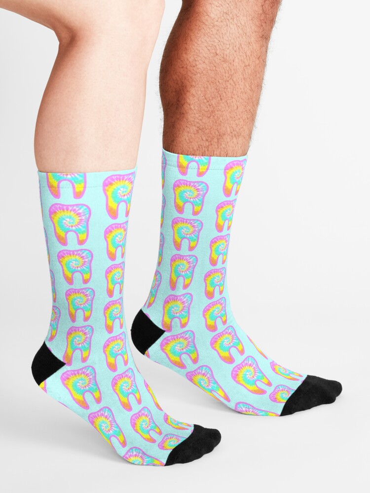 Alternate view of Tie dye tooth Socks