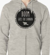 Boom Goes the Cannon Zipped Hoodie