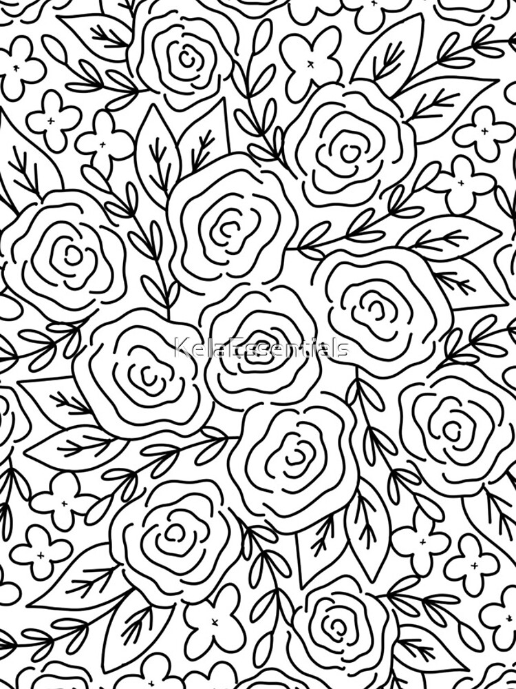 Thumbnail 4 of 4, iPhone Case, Floral Roses Backpack designed and sold by KelaEssentials.