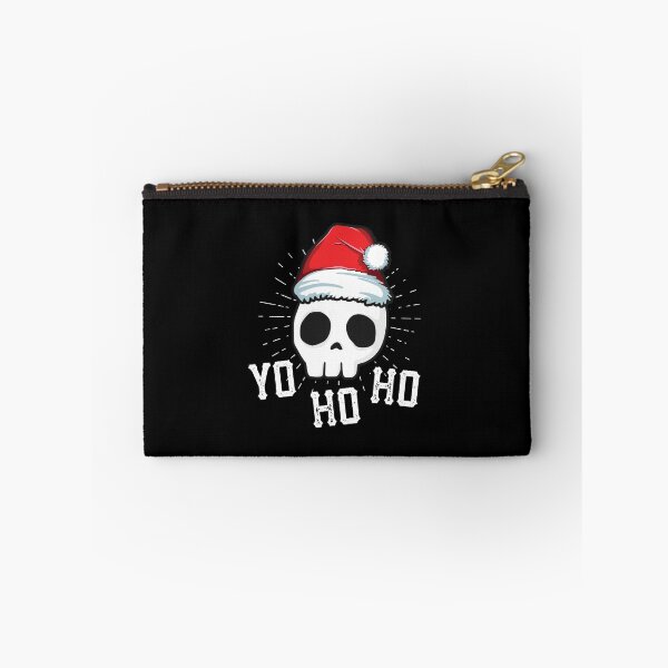 Item preview, Yo Ho Ho Skull Christmas T-Shirt Pirate Adult Santa Pun designed and sold by 14thFloor.