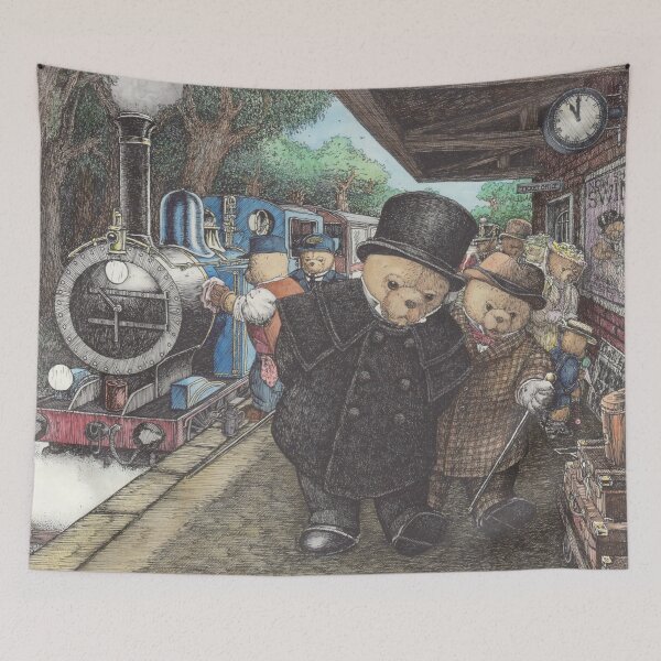 Item preview, Sir Edward Silvertip at the Railway Station designed and sold by Timothy-Ide.