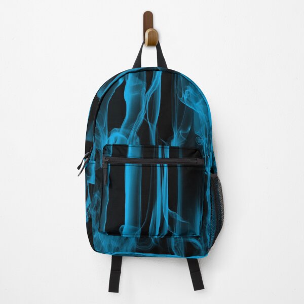 Item preview, Sky Blue Downward Smoke on Black Background designed and sold by Darcy777.
