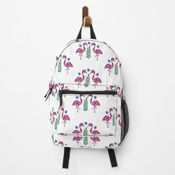 Item preview, Geometric Flamingos and Hibiscus Flowers || Shapes || Abstract Animals designed and sold by Hilary Leslie.