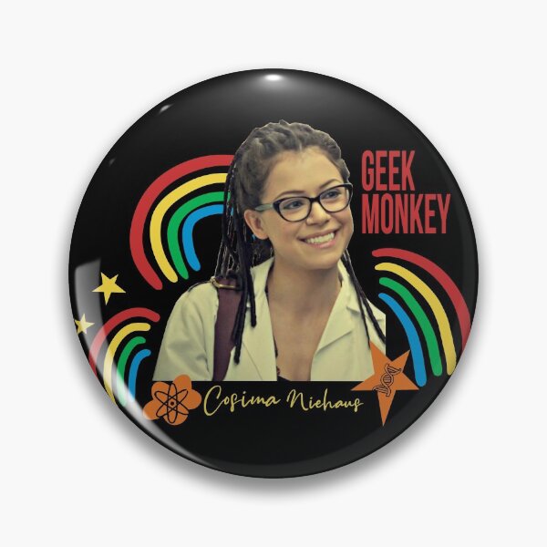 Item preview, Cosima Geek Monkey Niehaus - Orphan Black designed and sold by Mariana Fernandez.
