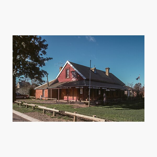 Item preview, Henleys Old Emu Hotel Cobb & Co 1861  Milawa 19900727 0001 designed and sold by Fred Mitchell.