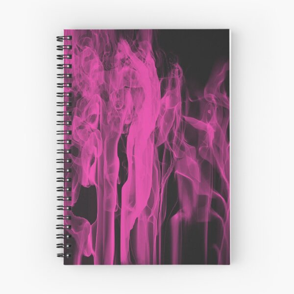 Item preview, Hot Pink Smoke on Black designed and sold by Darcy777.