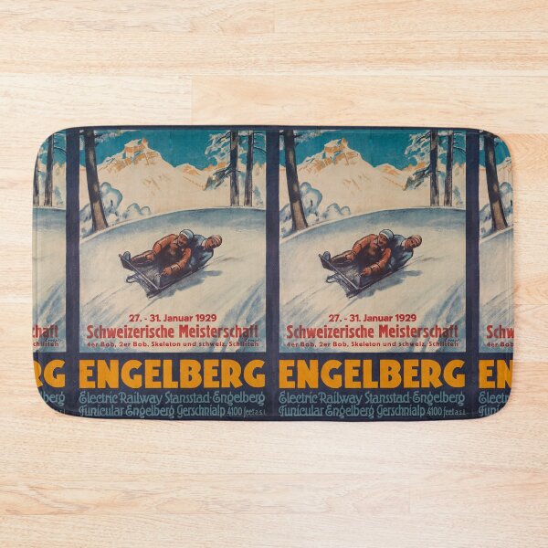Item preview, Engelberg vintage travel poster designed and sold by stickart-marek.