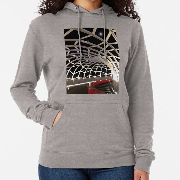 Webb Bridge at Night VII Lightweight Hoodie