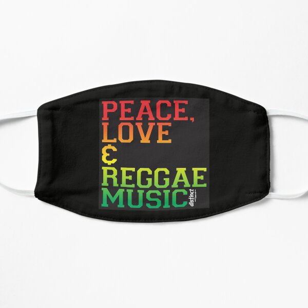 LOVE, PEACE & REGGAE MUSIC Mask