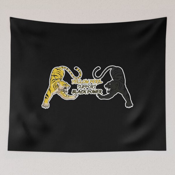 Item preview, yellow peril supports black power designed and sold by hamza1451.