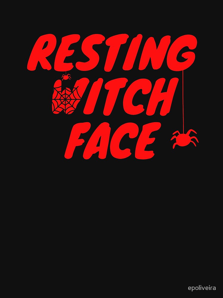 Resting Witch Face Halloween by epoliveira