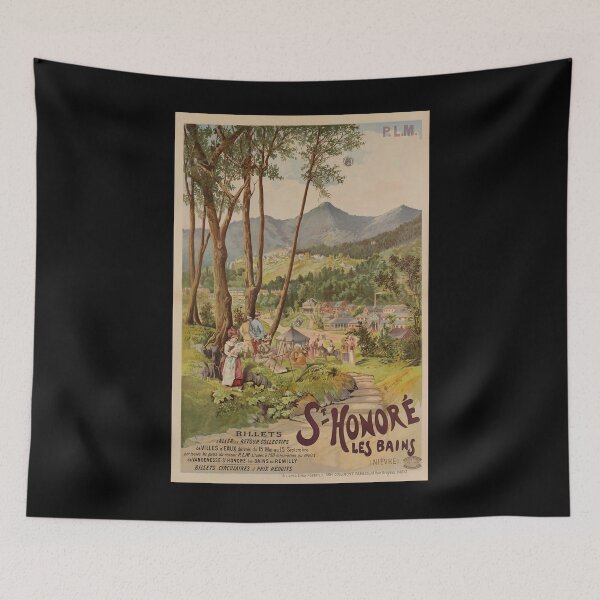 Item preview, PLM St Honore vintage travel poster designed and sold by stickart-marek.