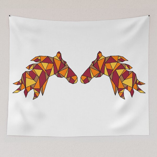 Item preview, Geometric Horses || Shapes || Nature || Abstract Horse designed and sold by Hilary Leslie.