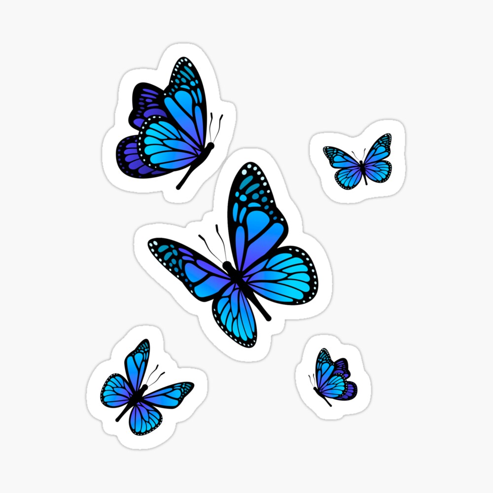 How to make Transparent Butterfly Stickers for Journal