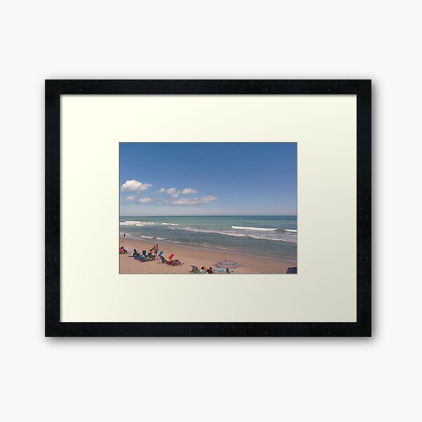 Playa Linda Beach Framed Art Print