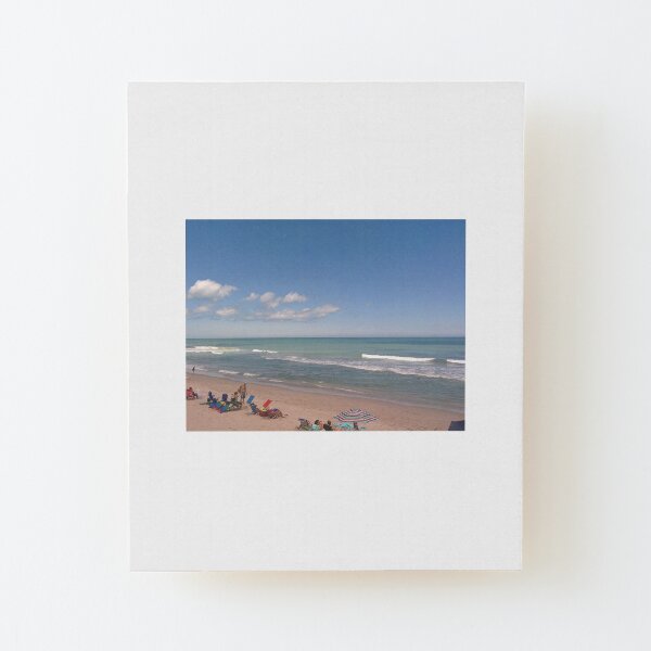 Playa Linda Beach Wood Mounted Print