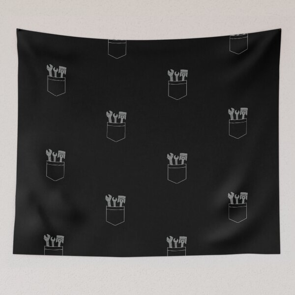 Item preview, Funny and Cute Mechanic Tools Pocket designed and sold by livegood.