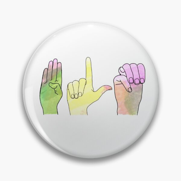 Item preview, #BLM American Sign Language Watercolor designed and sold by MakeChangeStick.