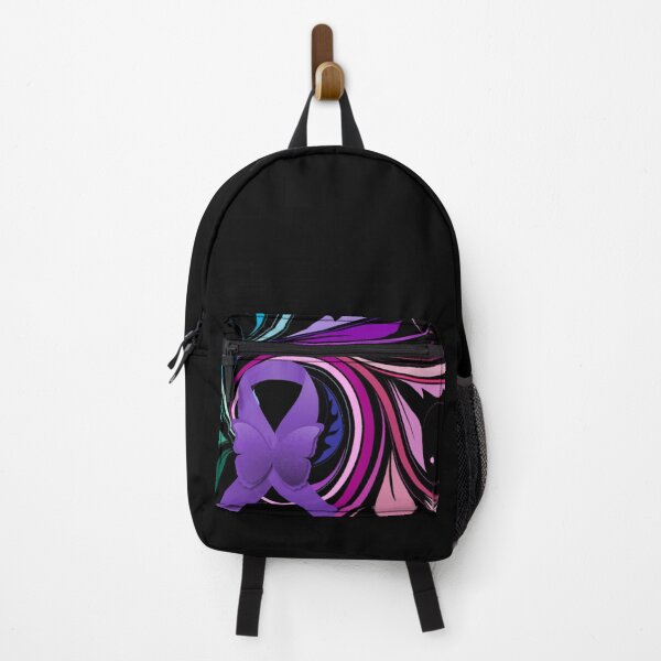 Item preview, Purple Awareness Ribbon with Decoravtive Floral designed and sold by Alondra.