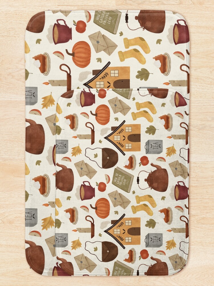 Alternate view of Autumn Cottage Days Bath Mat