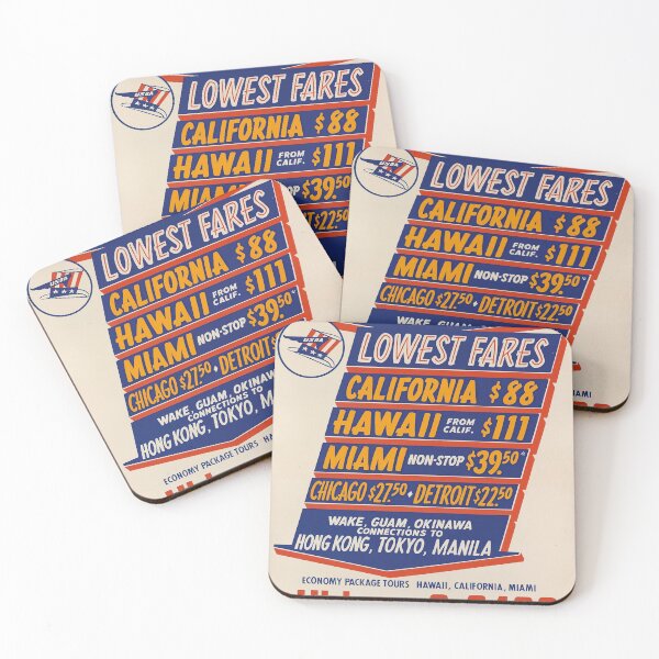 Item preview, Fly USDA DC6 vintage travel poster designed and sold by stickart-marek.