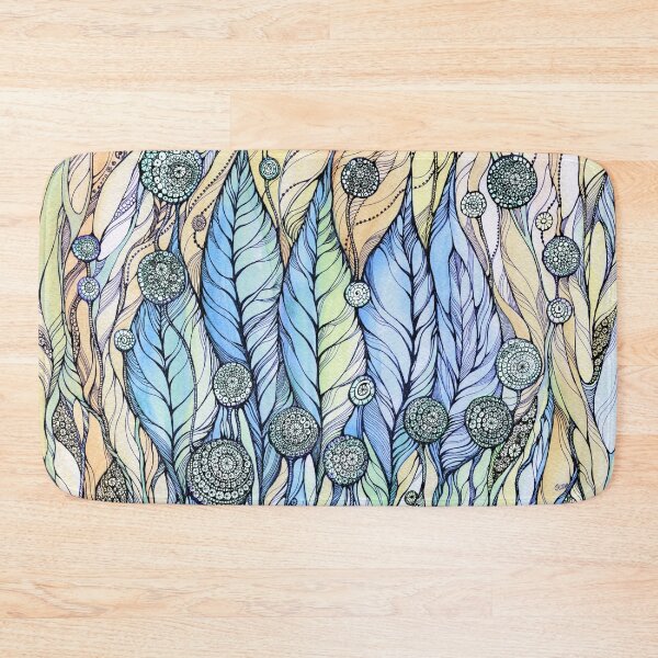Item preview, Breeze. Hand draw  ink and pen, Watercolor, on textured paper designed and sold by MandalaFlowerArt.