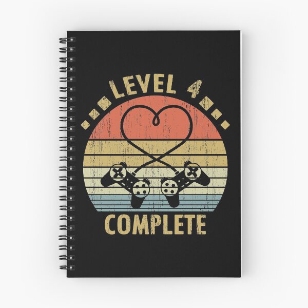 Item preview, Level 4 Complete - 4th Wedding Anniversary Gift Video Gamer designed and sold by nana1099.