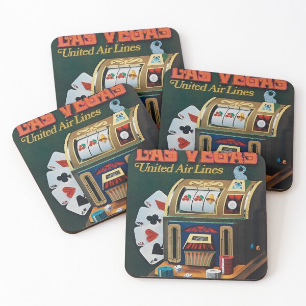 Item preview, Las Vegas vintage travel poster designed and sold by stickart-marek.