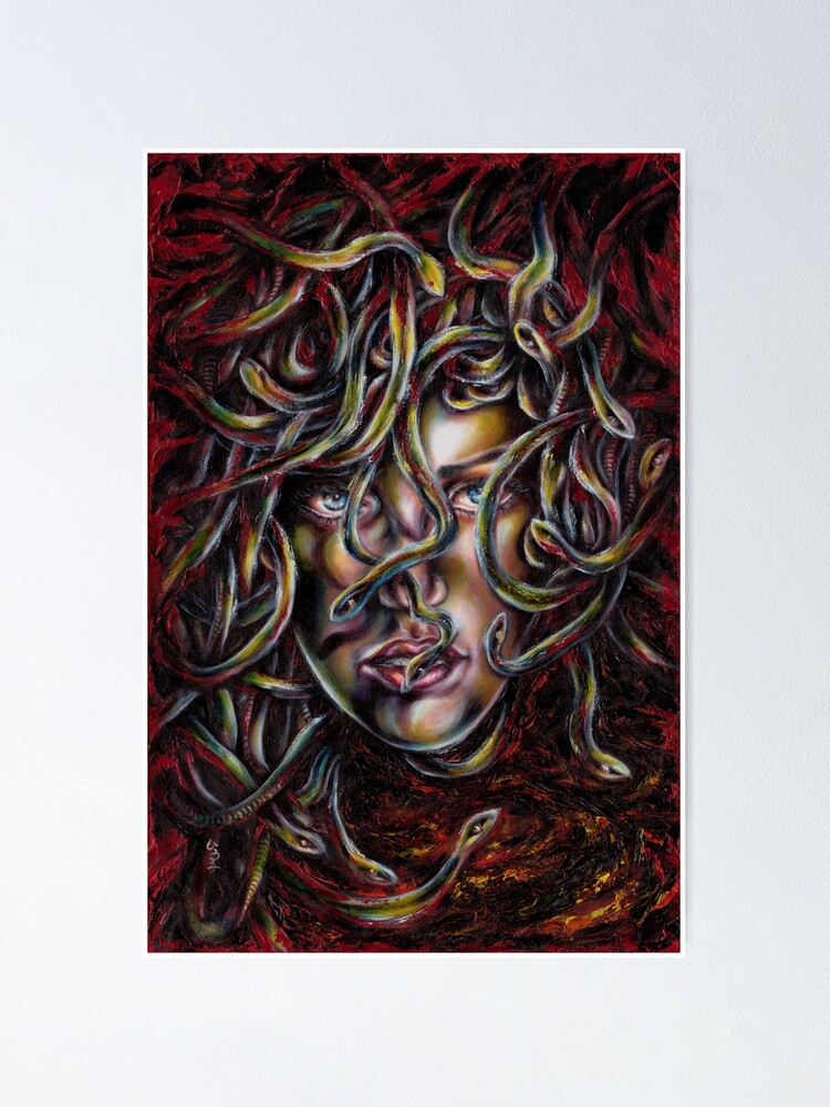 Thumbnail 1 of 3, Poster, Medusa No. Three designed and sold by hilo.