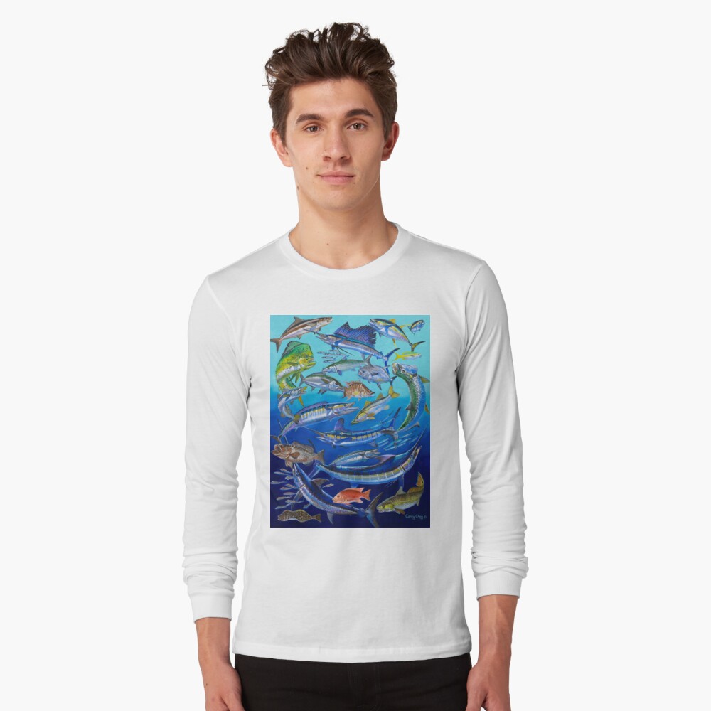 Vista previa del artículo con la obra «Camiseta de manga larga», diseñado y vendido por Bluemarlin.