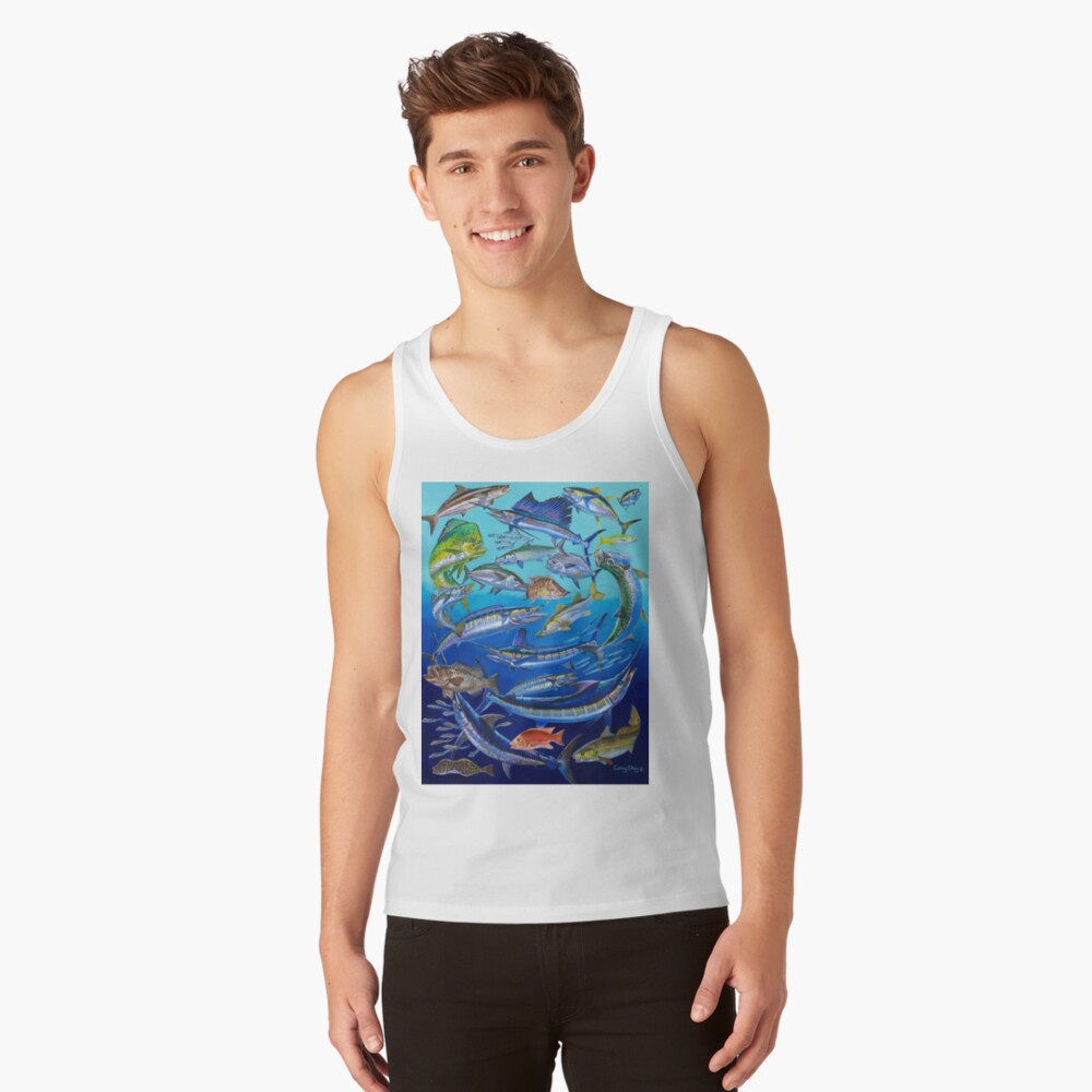 Vista previa del artículo con la obra «Camiseta de tirantes», diseñado y vendido por Bluemarlin.