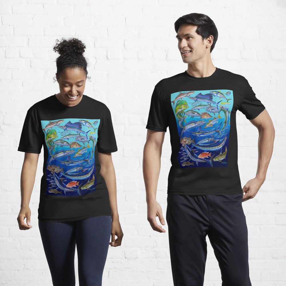 Vista previa del artículo con la obra «Camiseta deportiva», diseñado y vendido por Bluemarlin.