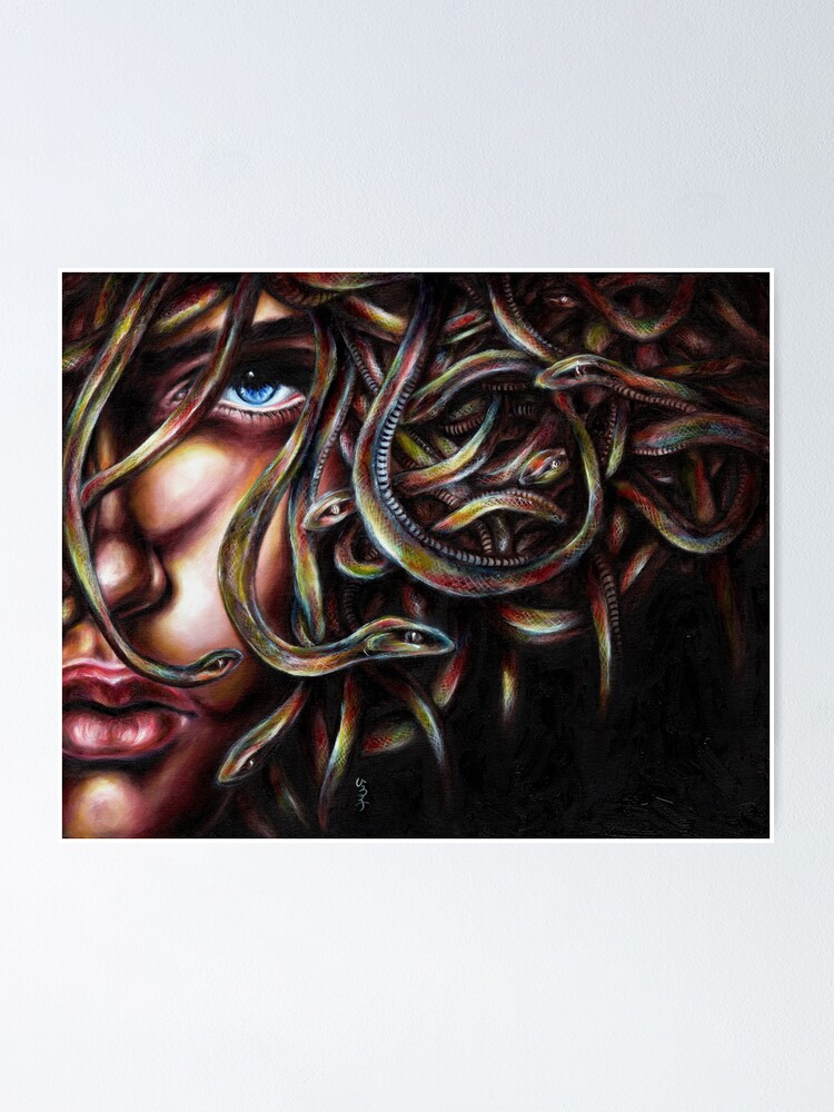 Thumbnail 1 of 3, Poster, Medusa No. Two designed and sold by hilo.
