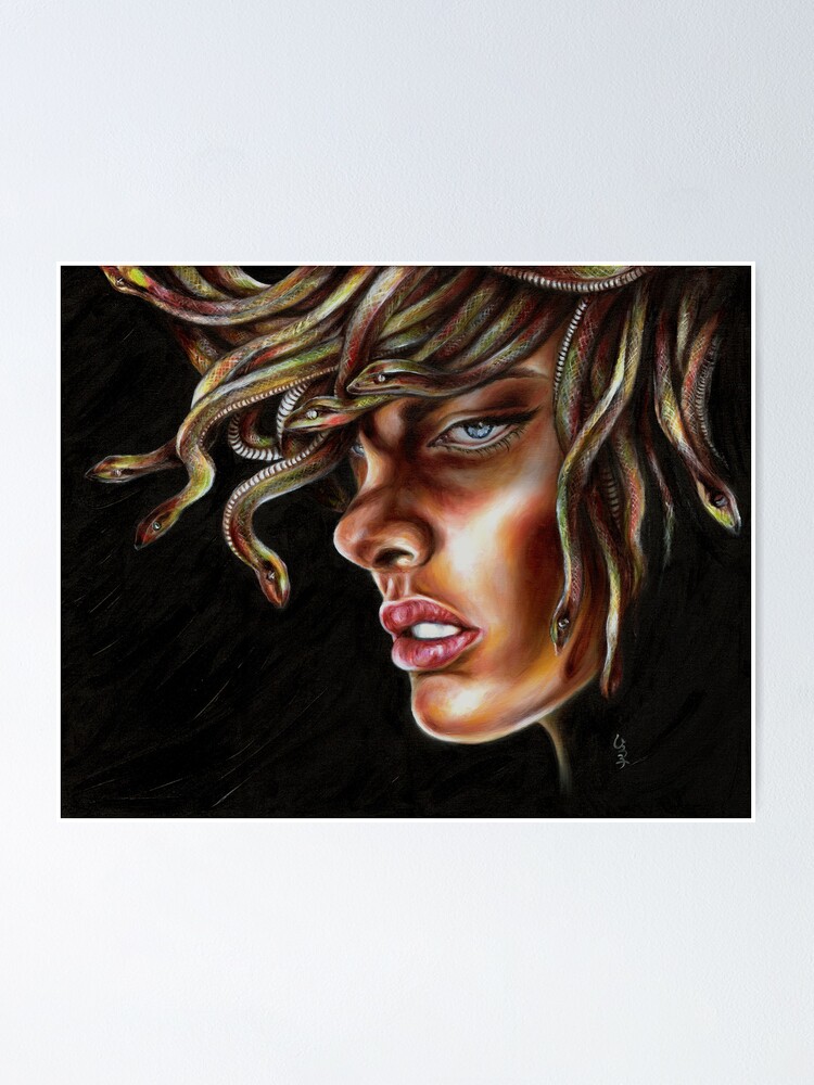 Thumbnail 1 of 3, Poster, Medusa No. One designed and sold by hilo.