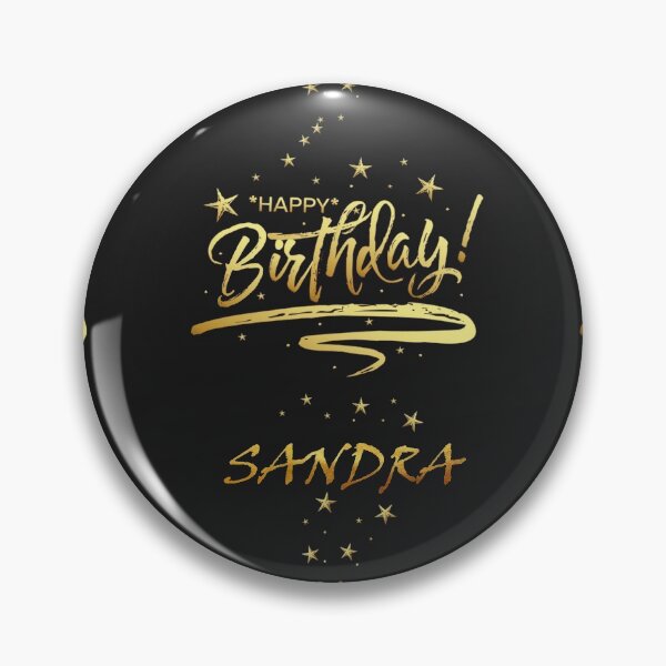 Item preview, HAPPY BIRTHDAY SANDRA : Unique & Special Gift that Customs on your Personal Name with an Enjoying & Lovely Design designed and sold by roji-world-shop.