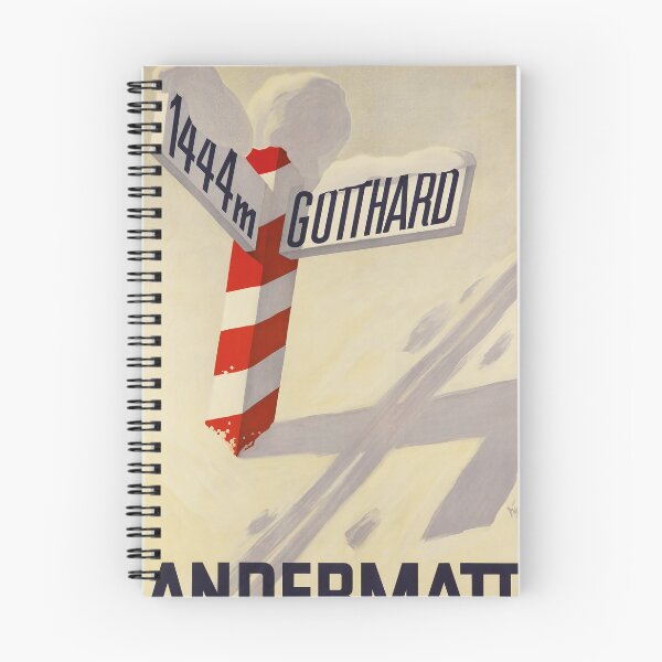 Item preview, Andermatt vintage travel poster designed and sold by stickart-marek.