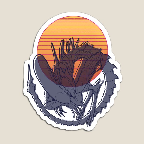 Alien Sunset Magnet