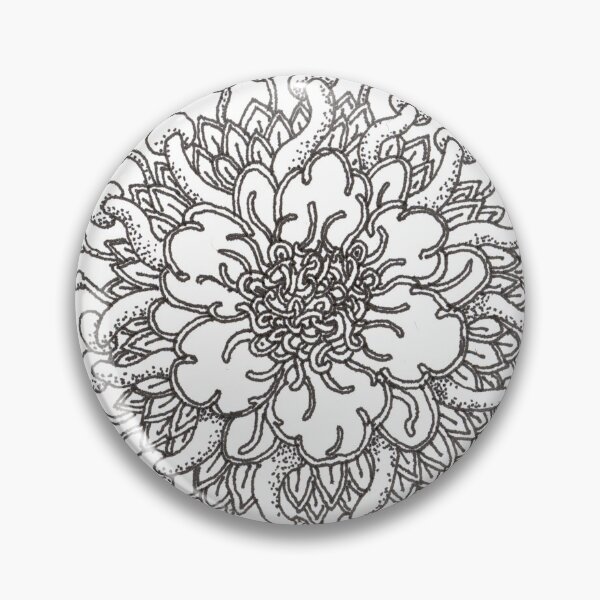 Item preview, Fantasy Flower Pen and Ink Drawing designed and sold by John N.  Stewart.