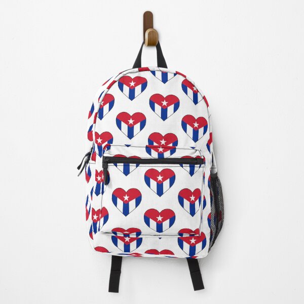 Item preview, Cuba Flag Heart designed and sold by Rustic Valley Studio.