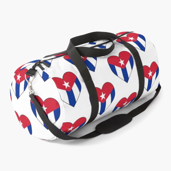 Item preview, Cuba Flag Heart designed and sold by Rustic Valley Studio.