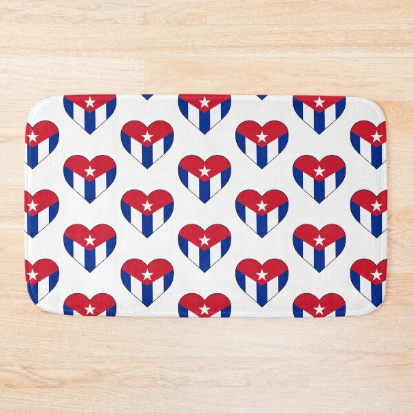 Item preview, Cuba Flag Heart designed and sold by Rustic Valley Studio.